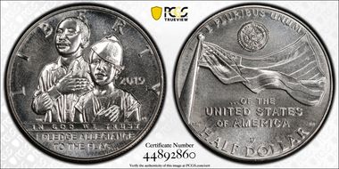 2019-D 50C American Legion 100th Ann MS69