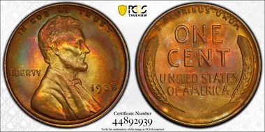 1935 1C MS65RB