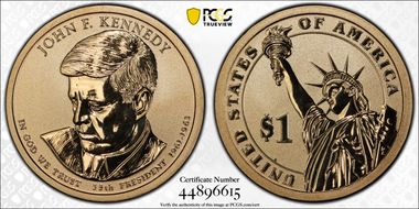 2015-P $1 John F Kennedy Rev PR Chronicles Set PR67