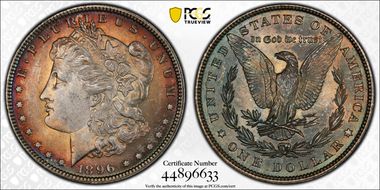 1896 $1 MS63