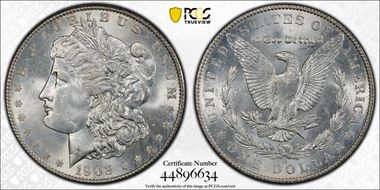 1902-O $1 MS63