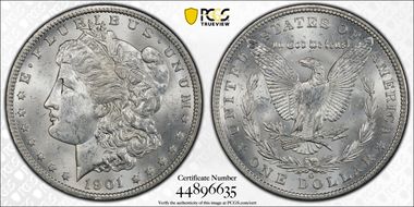 1901-O $1 MS63