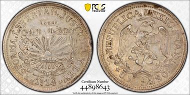 1914-GRO Peso KM-641 AU53