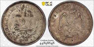 1915-GRO Peso Taxco KM-672 AU50
