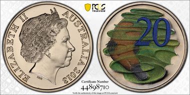 2013 20C Colorized Platypus MS69