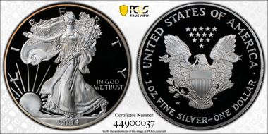 2004-W $1 Silver Eagle PR70DCAM