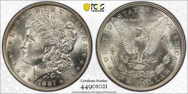 1887-O $1 MS65
