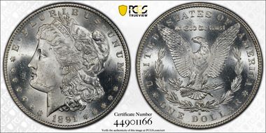1891-S $1 MS64