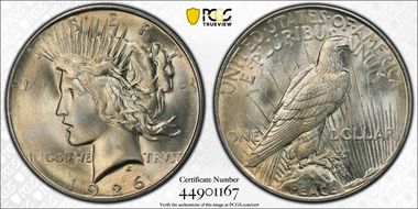 1926-D $1 MS64
