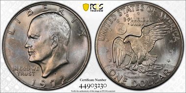 1972-D $1 MS64