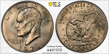 1973 $1 MS64