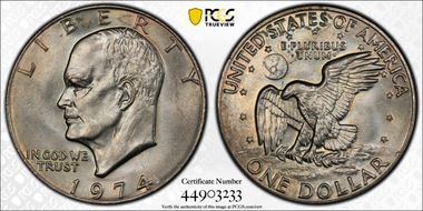 1974 $1 MS64