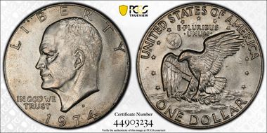 1974-D $1 MS64