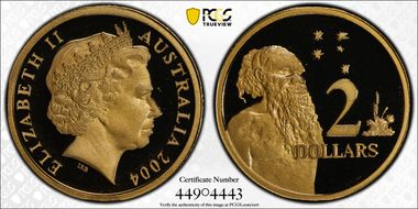 2004 $2 PR70DCAM