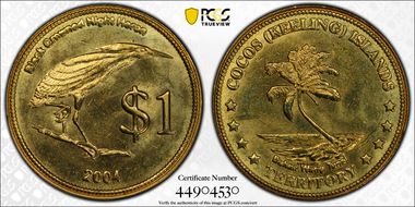 2004 $1 X#15 Night Heron MS65