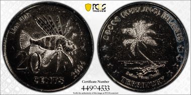 2004 20C X#13 Lion Fish MS64