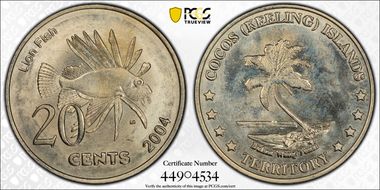 2004 20C X#13a Lion Fish MS66