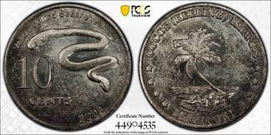 2004 10C X#12 Sea Snake MS63