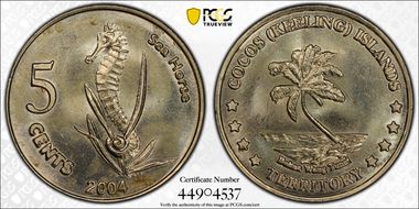 2004 5C X#11a Sea Horse MS67