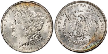 1884-O $1 MS64