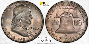 1959-D 50C MS66+ FBL