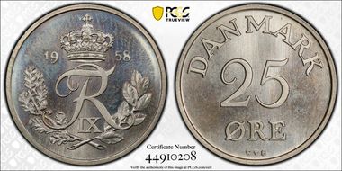 1958-CS 25 Øre PL66