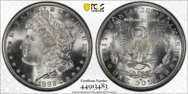 1882-S $1 MS67+