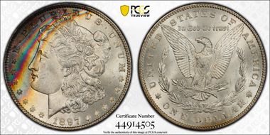 1897 $1 MS65+ 