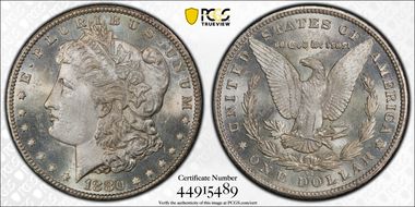 1880-CC $1 8/High 7 MS64