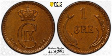 1894 VBP Øre MS64BN