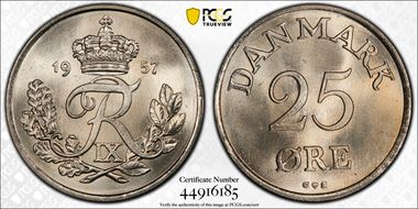 1957 CS 25 Øre MS66