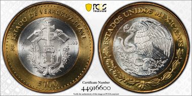 2003-Mo 100 P Veracruz-Llave MS67