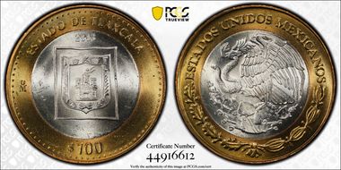 2003-Mo 100 P Tlaxcala MS67