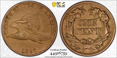 1857 1C Flying Eagle XF45
