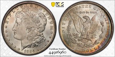 1884-CC $1 MS66+