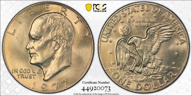 1977 $1 MS66