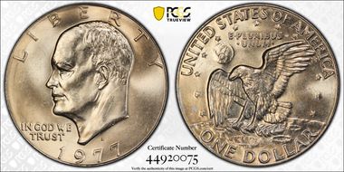 1977-D $1 MS65