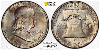 1954-D 50C MS66FBL