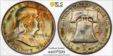 1954-S 50C MS67