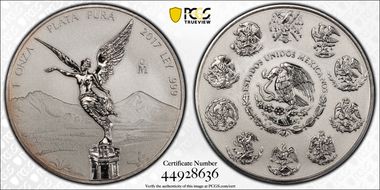 2017-Mo Onza Libertad Rev PR-2pc Silver Set PR69