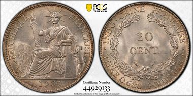 1937 20C Lec-236 MS65