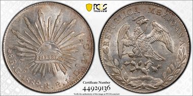 1889-Go RR 8 R Go72 MS62
