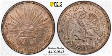 1908-Mo AM Peso KM-409.2 MS61