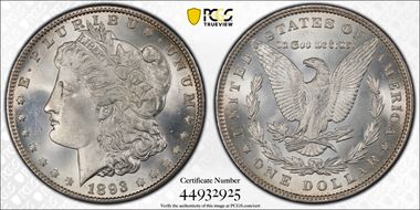 1893 $1 MS66