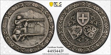 1937 Medal R-1039a Buren-Oberdorf Matte SP65