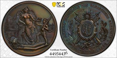 1882 Medal Geneva R-619d SP63BN