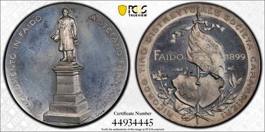 1899 Medal Faido R-1412b Ag SP63