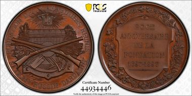 1897 Medal Geneve R-702b Bronzed SP65