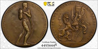 1939 Medal Zurich R-1878b Bronze SP64