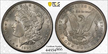 1891-CC $1 MS64